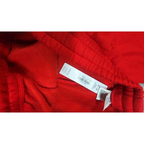 Victoria's Secret Small Red Game Day Ivy Fleece Wide-Leg Split-Hem Sweatpants - Picture 4 of 12